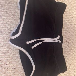 H&M divided black cheeky shorts